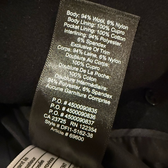 The Connor Coat - Soft Wool (Black) - Picture 11 of 11